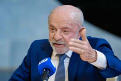 O presidente da República, Luiz Inácio Lula da Silva, durante Entrevista ao Jornal da Record, no Palácio da Alvorada, Brasília