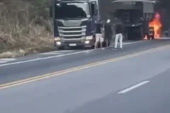 carreta fogo recôncavo baiano