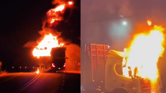ônibus incendiado após morte de criança em eunápolis