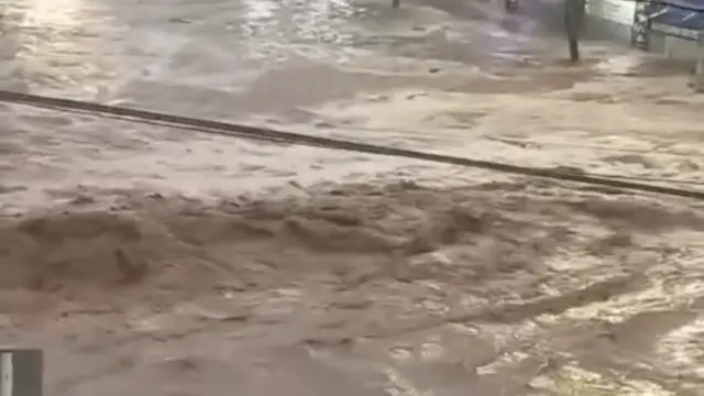 Enxurrada em Macaúbas