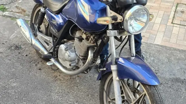 moto apreendida no Imbuí, em Salvador