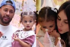 Helena, filha de Neymar Jr. e Amanda Kimberlly, em imagem compartilhada pela mãe