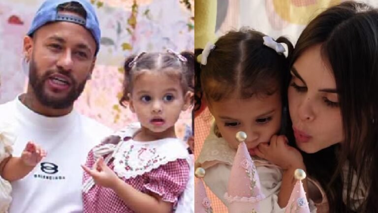 Helena, filha de Neymar Jr. e Amanda Kimberlly, em imagem compartilhada pela mãe