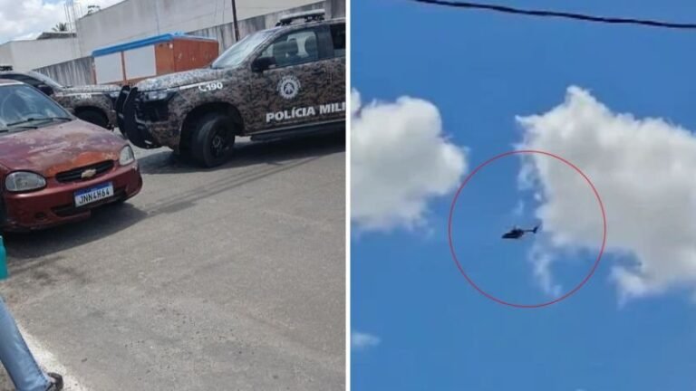 carro do bope e helicóptero da pm