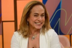 Cissa Guimarães sorrindo, em um registro de redes sociais