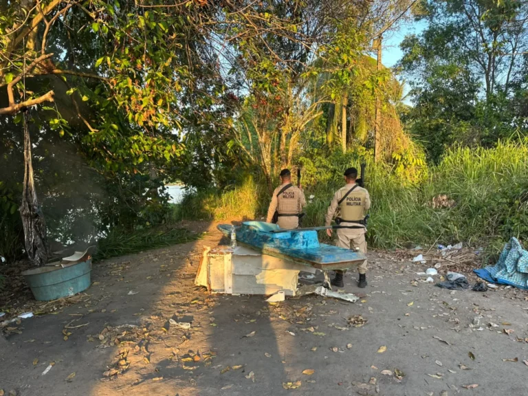 PM localiza acampamento de traficantes em mata na cidade de Nazaré, no Recôncavo Baiano