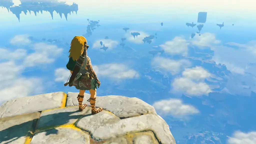Ilustração do jogo The Legend of Zelda Tears of the Kingdom